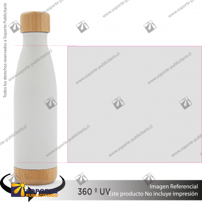 BOTELLA PASADENA/BLANCO/BLANCO