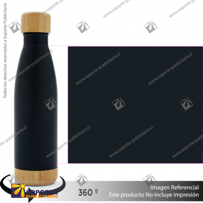 BOTELLA PASADENA/NEGRO/NEGRO