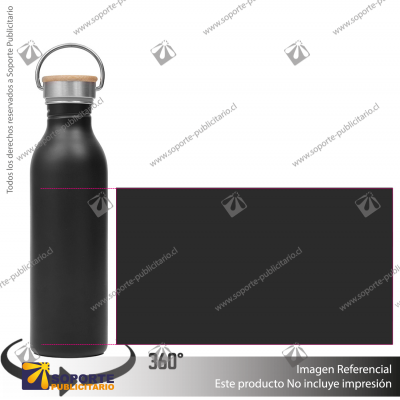 BOTELLA TOMS/NEGRO/NEGRO