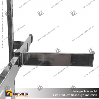 BRAZO A BARRA AMERICANA 20 CM RECTANGULAR
