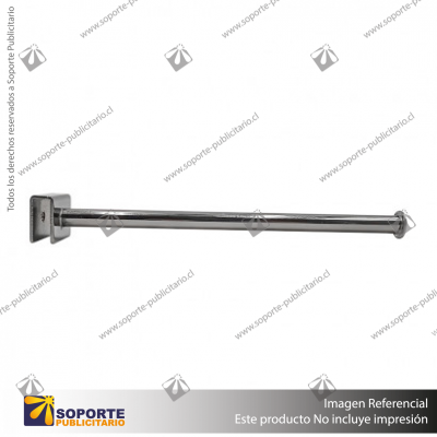 BRAZO A BARRA AMERICANA 30 CM TUBULAR CROMADO NEGRO MATE