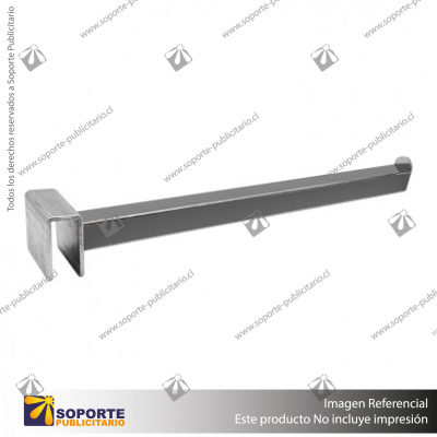 BRAZO FRONTAL CUADRADO A BARRA NACIONAL 30 CM