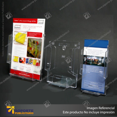BROCHURE HOLDERS - WALL OR DESK MOUNTED
