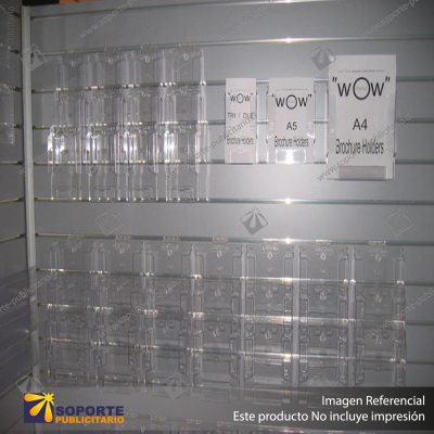 BROCHURE HOLDERS - WALL OR DESK MOUNTED