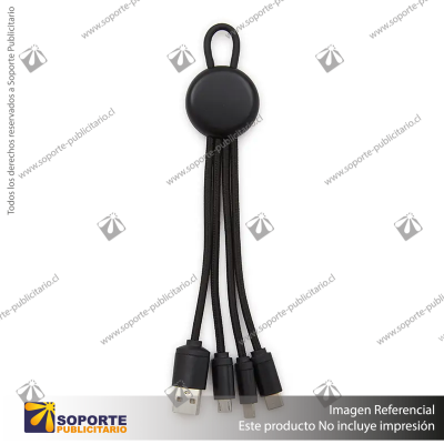 CABLE 3 EN 1 VERSAL/NEGRO/NEGRO