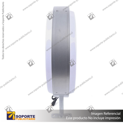 CAJA DE LUZ CIRCULAR DOBLE GRAFICA DIAMETRO 60 CMS PARA MURO