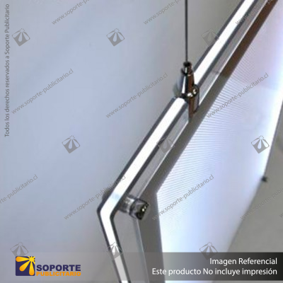 CAJA DE LUZ CRISTAL FORMATO A2 (42*59.4 CMS) PARA COLGAR (HASTA AGOTAR STOCK)