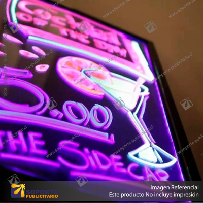 CAJA DE LUZ PIZARRA LED 60*80 CMS