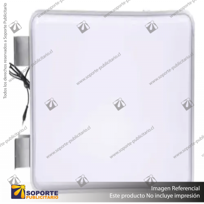 CAJA DE LUZ RECTANGULAR DOBLE GRAFICA 40*60 CMS PARA MURO