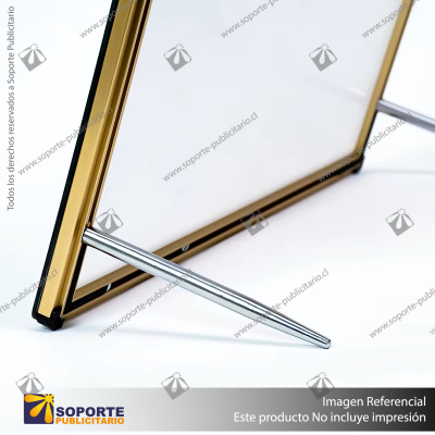 CAJA DE LUZ VIDRIO TEMPLADO BORDE GRIS FORMATO A5 (14.8*21 CMS)