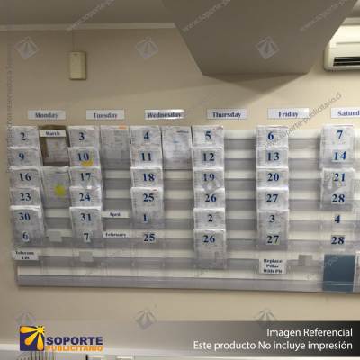 CALEXT ADJUSTABLE PRINT DISPLAY SYSTEM: DOCUMENT HOLDER TRACK