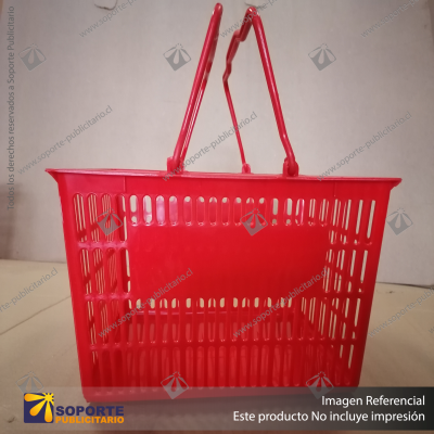 CANASTO DE MANO PLASTICO
