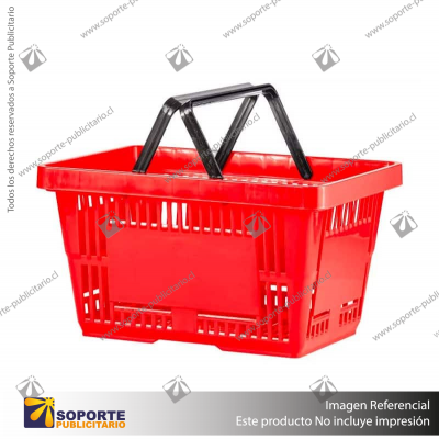 CANASTO PLASTICO PARA COMPRAS