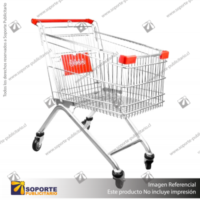 CARRO SUPERMERCADO METAL 150LT.