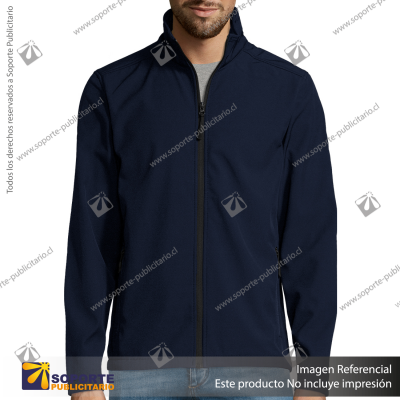 CHAQUETA SOFTSHELL RACE HOMBRE/LARGE/AZUL