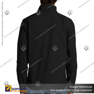 CHAQUETA SOFTSHELL RACE HOMBRE/LARGE/NEGRO