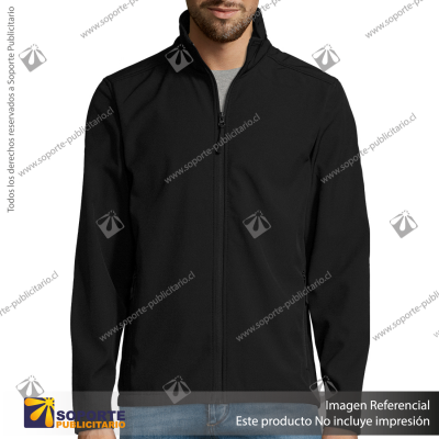 CHAQUETA SOFTSHELL RACE HOMBRE/MEDIUM/NEGRO