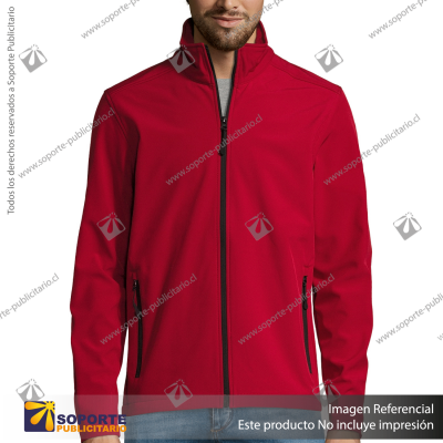 CHAQUETA SOFTSHELL RACE HOMBRE/SMALL/ROJO