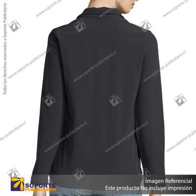 CHAQUETA SOFTSHELL RACE MUJER/X LARGE/NEGRO