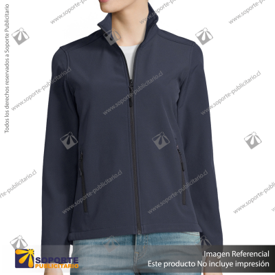 CHAQUETA SOFTSHELL RACE MUJER/XX LARGE/AZUL
