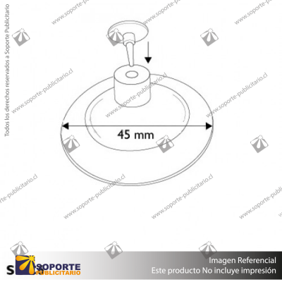 CHUPON 45MM C/ TAPON SUPERIOR