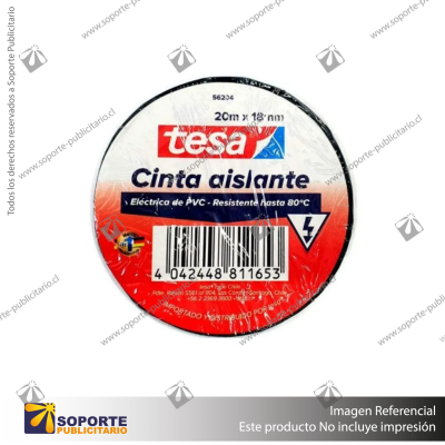 CINTA ELECTRICA 18MMX20M NEGRA TESA