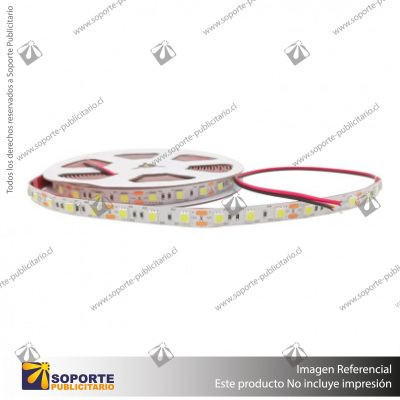 CINTA LED 14.4W 12V 60L FRIO (ROLLO 5 MTS)