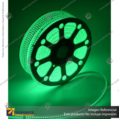 CINTA LED 220V VERDE 60 LED