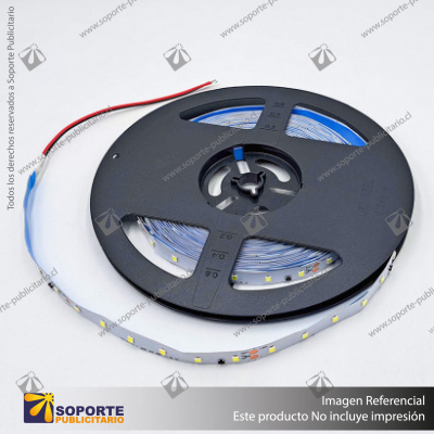 CINTA LED 4.8W 24V 60L BLANCO FRIO (ROLLO 10 MTS)