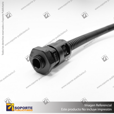 CONECTOR A CAJA PARA TUBO CORRUGADO 10 MM