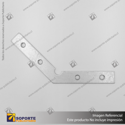 CONECTOR DE ALUMINIO PARA PERFILES ALP 130 CON TORNILLOS