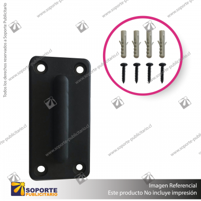 CONECTOR-RECEPTOR PARA MURO DE CINTA RETRACTIL