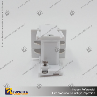 CONECTOR RIEL ENERGIZADO TRIFASICO TIPO I BLANCO