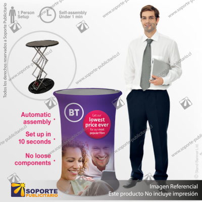 COUNTER PUBLICITARIO TEXTIL PREMIUM AUTOMATICO