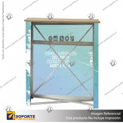 COUNTER PUBLICITARIO TEXTIL SUPERIOR