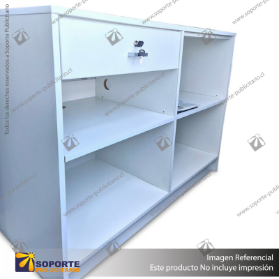 COUNTERTOP/CASHIER DESK WITH LOCKABLE DRAWER