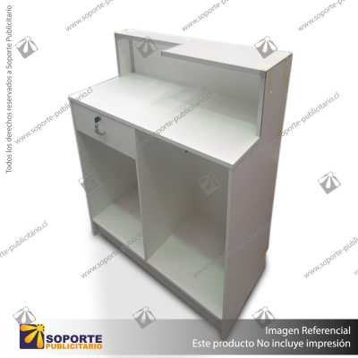 COUNTERTOP/CASHIER DESK WITH LOCKABLE DRAWER