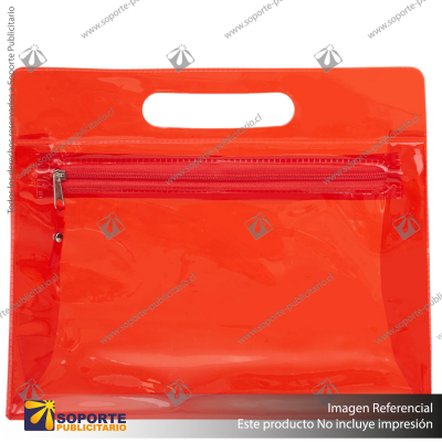 CRISTAL POUCH/ROJO/ROJO