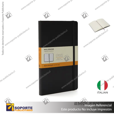 CUADERNO CLASSIC LG/NEGRO/NEGRO
