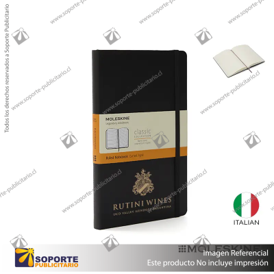CUADERNO CLASSIC LG/NEGRO/NEGRO