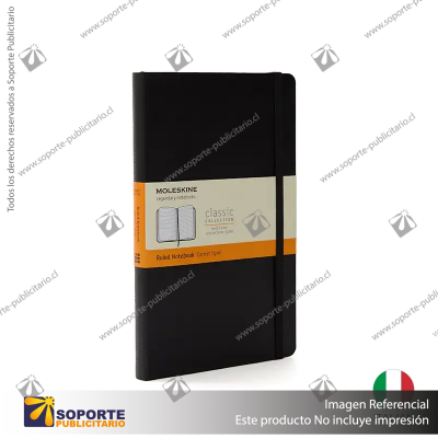 CUADERNO CLASSIC LG/NEGRO/NEGRO