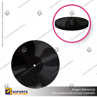 CUBRE BASE NEGRO REPUESTO PARA SEPARADOR DE FILAS CINTA RETRACTIL