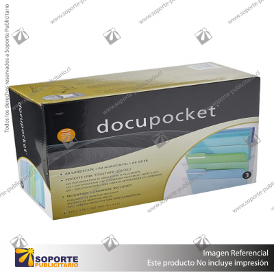 DEFLECT-O EXPANDING FILE POCKETS, SMOKE
