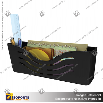 DEFLECT-O MAGNETIC 1-POCKET PLASTIC WALL FILE BLACK
