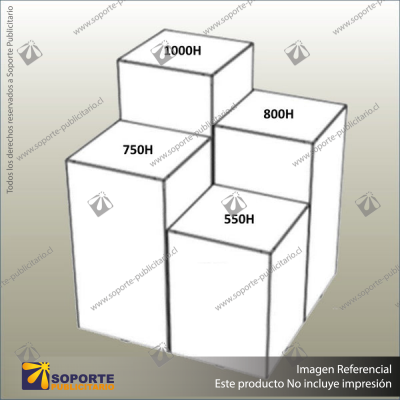 DISPLAY CUBES SET 4 - MEDIUM
