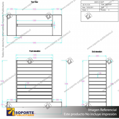 DOUBLE PLINTH GONDOLA - G60