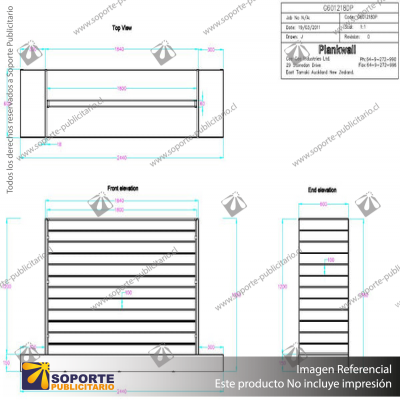 DOUBLE PLINTH GONDOLA - G60