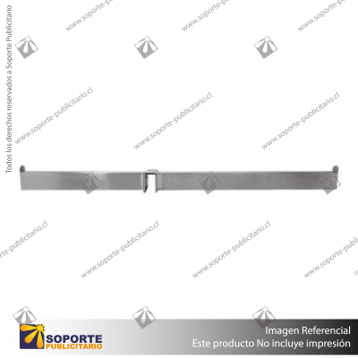 DUPLO BARRA NACIONAL ASIMETRICO 30X20 CM INOXIDABLE