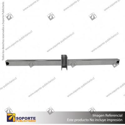 DUPLO BARRA NACIONAL SIMETRICO 20 CM CROMADO