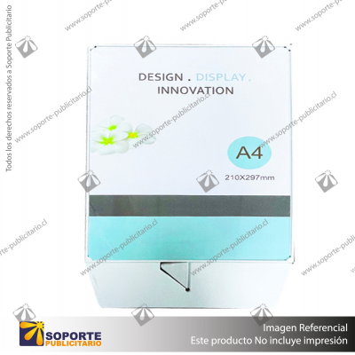 ECO-FOLD SLANTED SIGN HOLDER A4